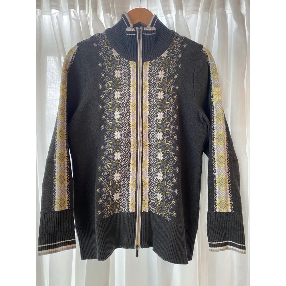 NWOT Eddie Bauer Nordic Zip-Up Sweater